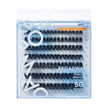 Broadway Wide Volume Lashes – DIY Customizable Extensions (70–140 pcs) – DIY25 - ANNS BEAUTY SUPPLY